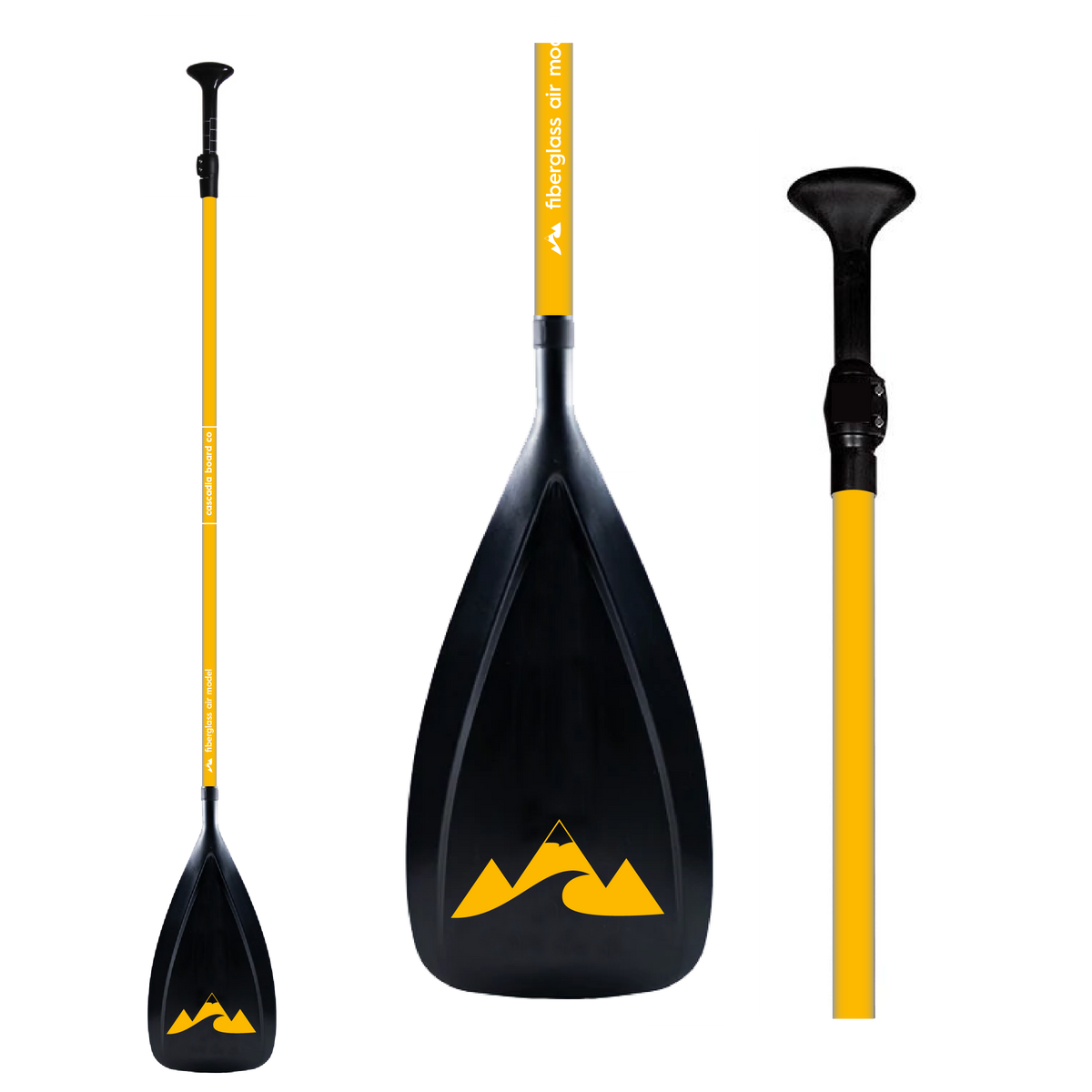 2 Piece Fibreglass Paddle Cascadia Board Co.